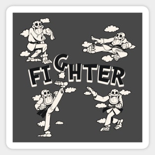 SportySkull - Fighter Sticker